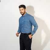 Shirt:Full Sleeve_Semi Fit_ Check_328#1